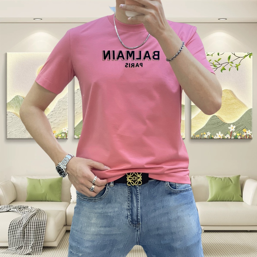 B*LMAIN Spring/Summer 2025 High-End Customized T-Shirts with Tycoon Gel Letter Logo - 图片 7
