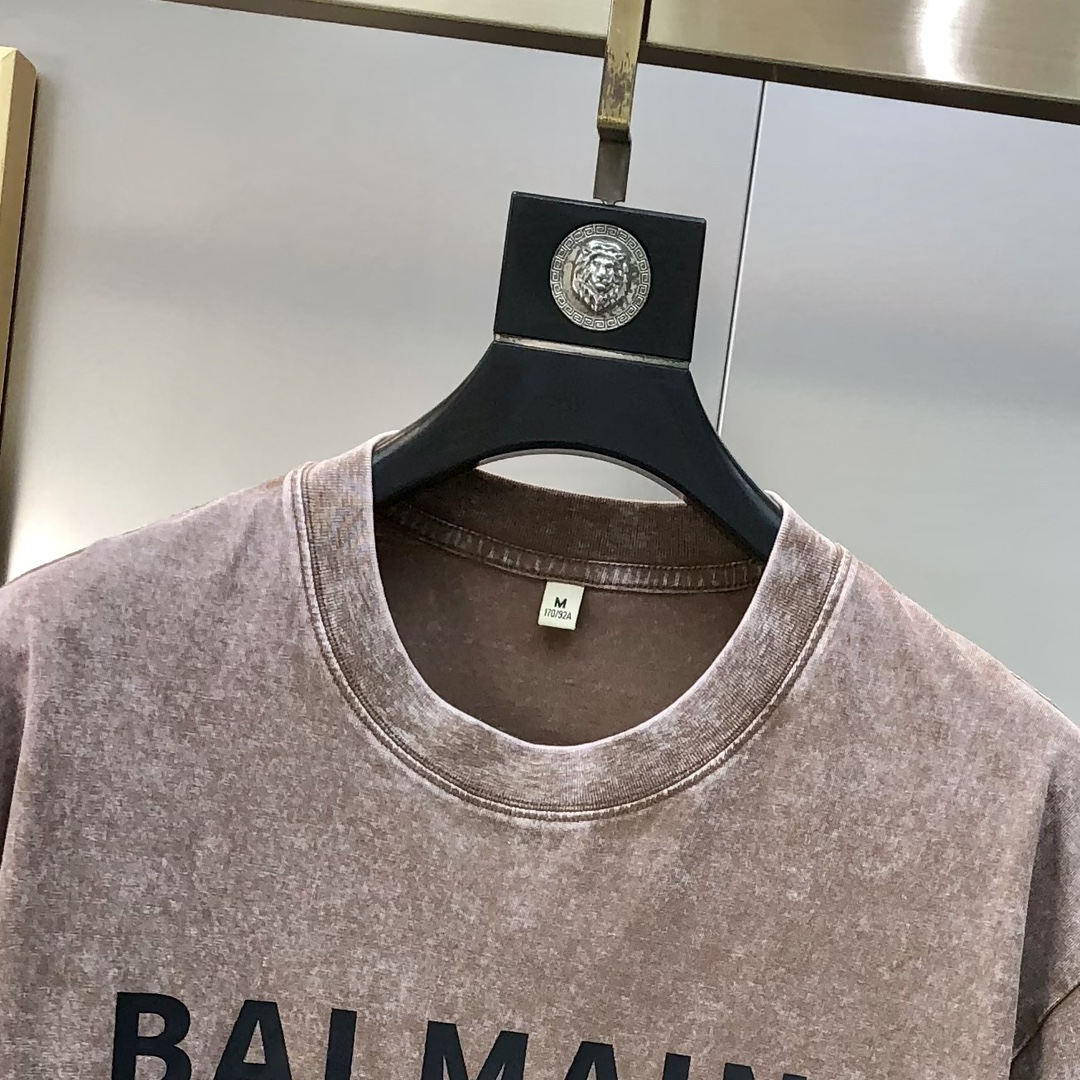“High-End 2025 Spring/Summer Balman T-Shirt: Custom Design, Pure Cotton, Wide Size Range” - 图片 4