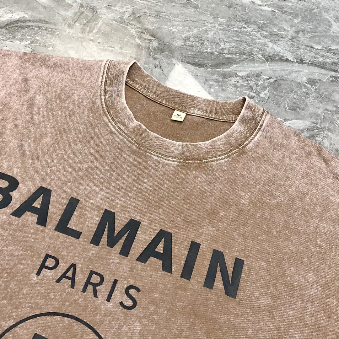 “High-End 2025 Spring/Summer Balman T-Shirt: Custom Design, Pure Cotton, Wide Size Range” - 图片 6