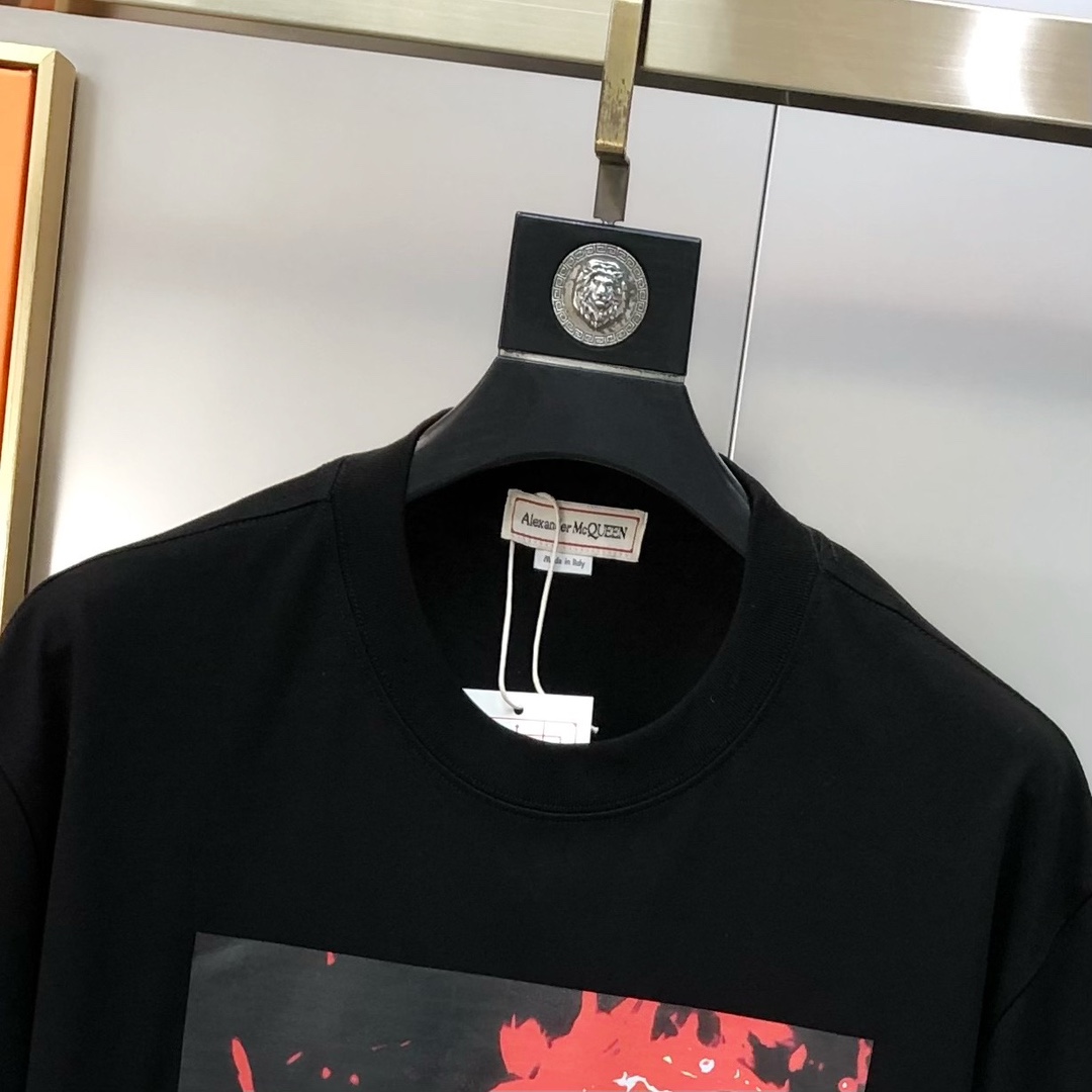 High-End Quality One-Man T-Shirts by McQueen Springshar: Simultaneous Sales in Three Sizes - 图片 4