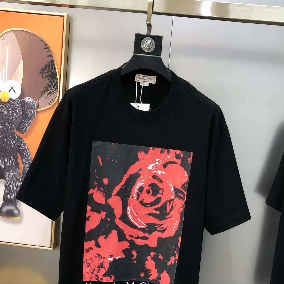 High-End Quality One-Man T-Shirts by McQueen Springshar: Simultaneous Sales in Three Sizes - 图片 3