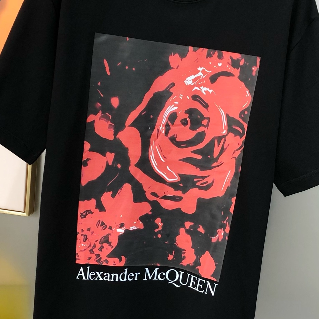High-End Quality One-Man T-Shirts by McQueen Springshar: Simultaneous Sales in Three Sizes - 图片 5