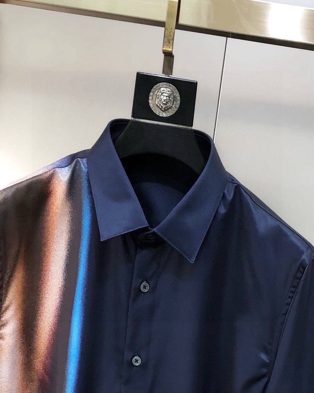 McQueen New Men’s Long-Sleeved Shirts: Co-Selling High-Spec Digital Print Design - 图片 5
