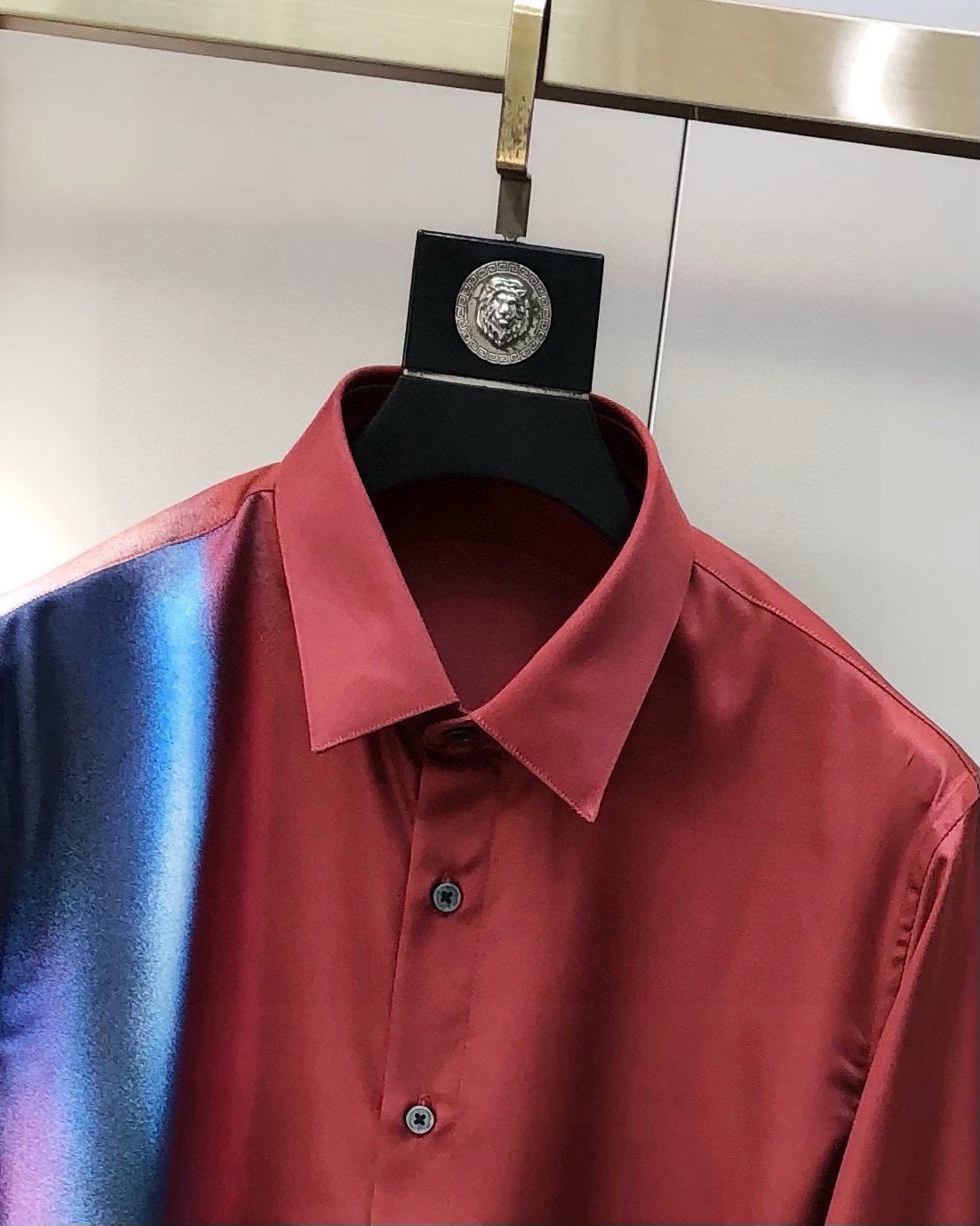 “McQueen New Men’s Long-Sleeved Shirts: Co-selling High-Spect Digital Print Design” - 图片 5