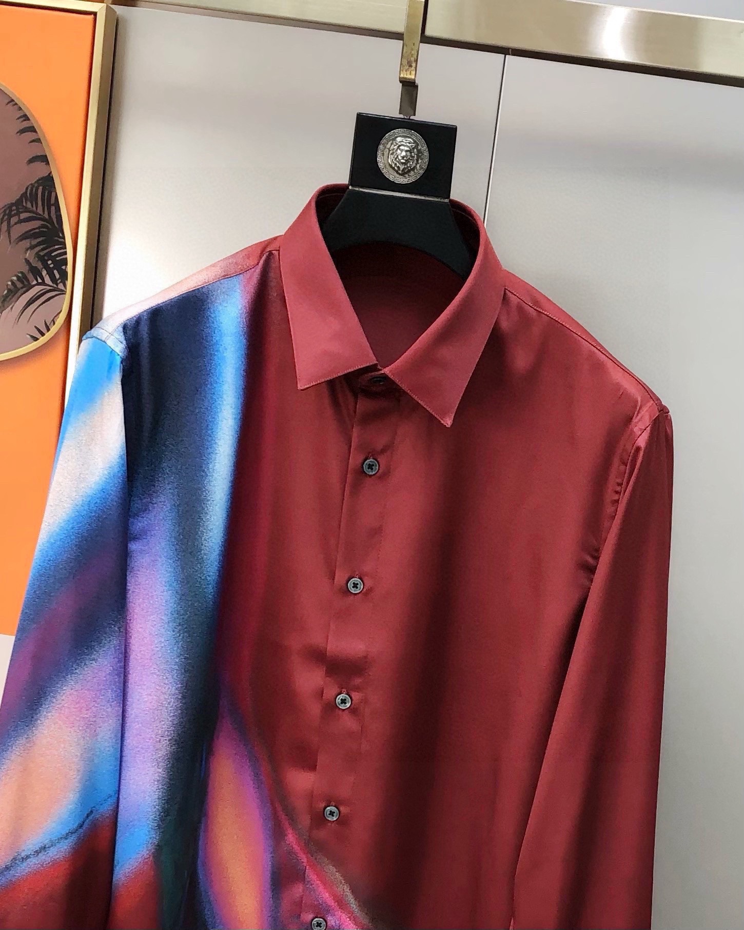 “McQueen New Men’s Long-Sleeved Shirts: Co-selling High-Spect Digital Print Design” - 图片 4
