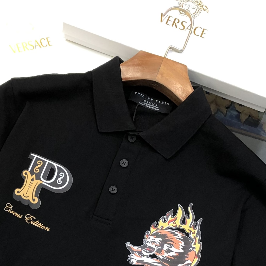 “Philip Prynne’s High-Quality Men’s T-shirts with Gel Logo Design and Silk-Rayed Cotton Fabric” - 图片 6