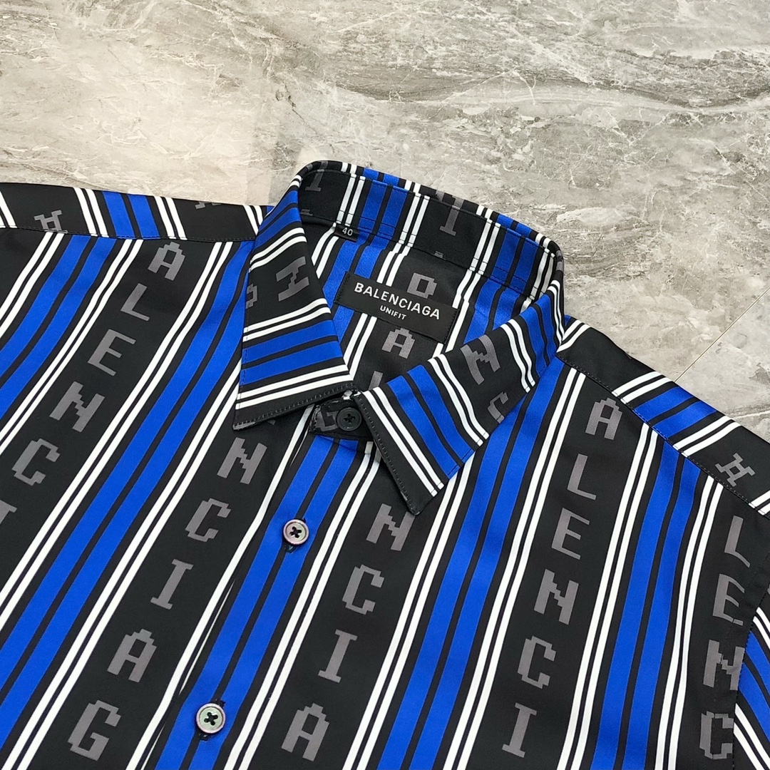 Balenciaga P600 Men’s High-Quality Long-Sleeve Shirt with Digital Print Logo - 图片 5