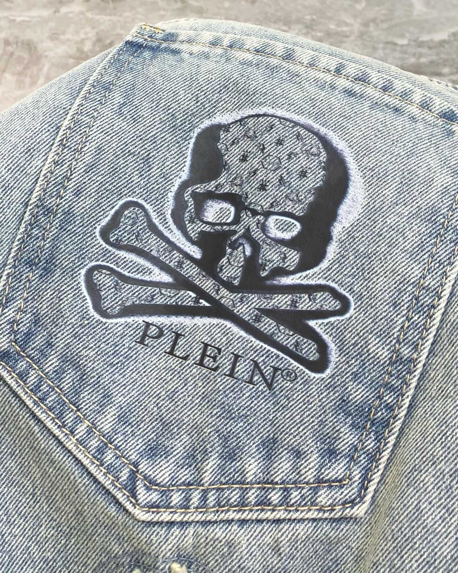 2025 Spring Summer Men’s Cowboy Shorts: Fashion Fragmentation Design with Water Wash Net Textile - 图片 8