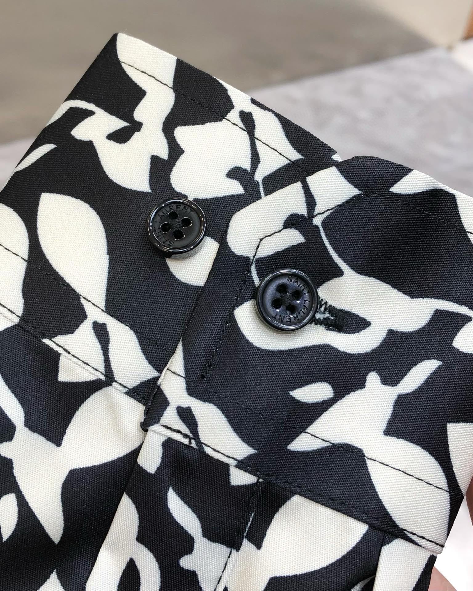YSL Men’s Long-Sleeved Rush Shirt: High-Quality Design, Cosmopolitan Comfort, Sizes S-2XL - 图片 7