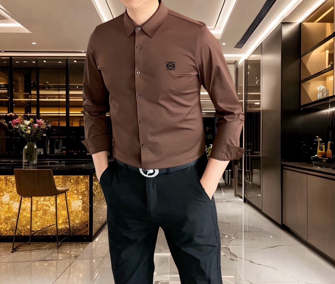 “High-Quality Men’s Long-Sleeved Shirts with Custom Embroidery – Fast Delivery Available” - 图片 6