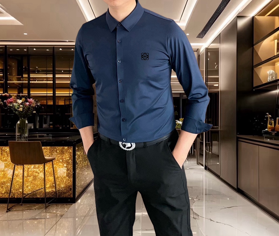 “High-Quality Men’s Long-Sleeved Shirts with Custom Embroidery – Fast Delivery Available” - 图片 7