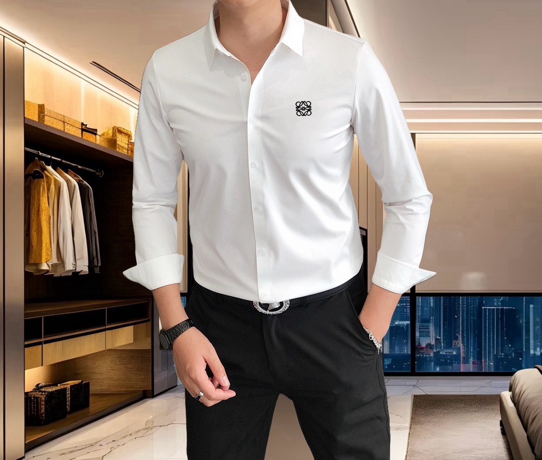 “High-Quality Men’s Long-Sleeved Shirts with Custom Embroidery – Fast Delivery Available” - 图片 2
