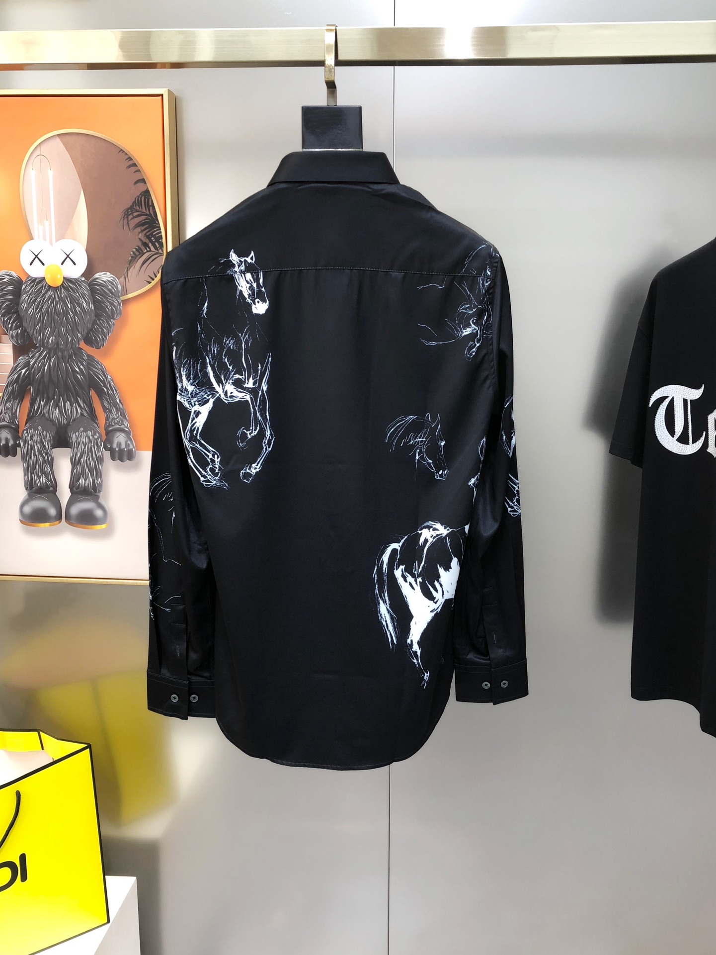 H*rmes Men's Casual Long Sleeve Shirt with Horse Print - High Fashion 3 i1750681542 5525 7