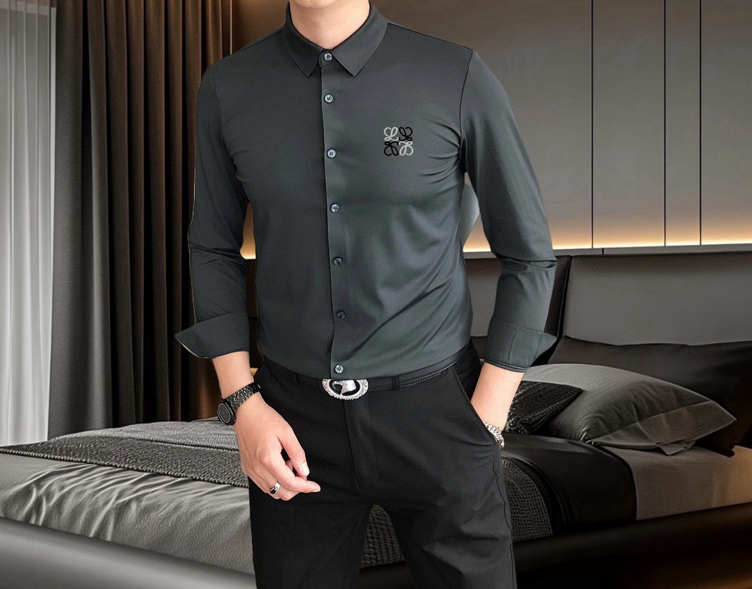 P550 L*EWE’s 2025 Long-Sleeve Shirt: High-Quality, Simplistic Fashion, Online Co-Sale - 图片 6