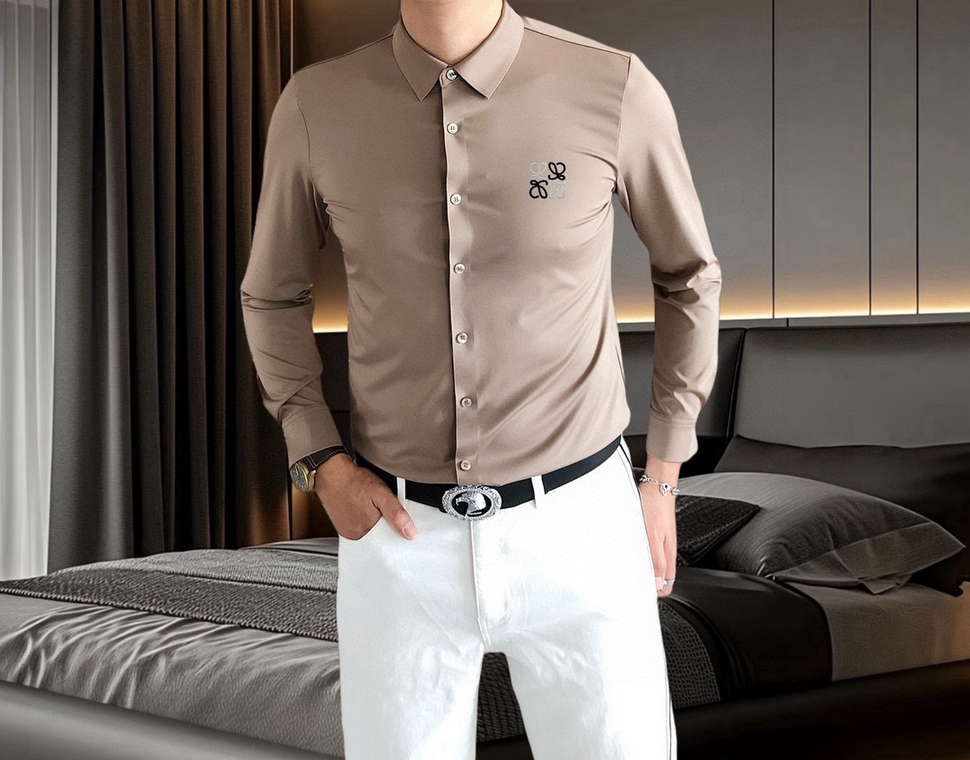 P550 L*EWE’s 2025 Long-Sleeve Shirt: High-Quality, Simplistic Fashion, Online Co-Sale - 图片 7