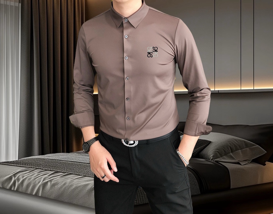P550 L*EWE’s 2025 Long-Sleeve Shirt: High-Quality, Simplistic Fashion, Online Co-Sale - 图片 5