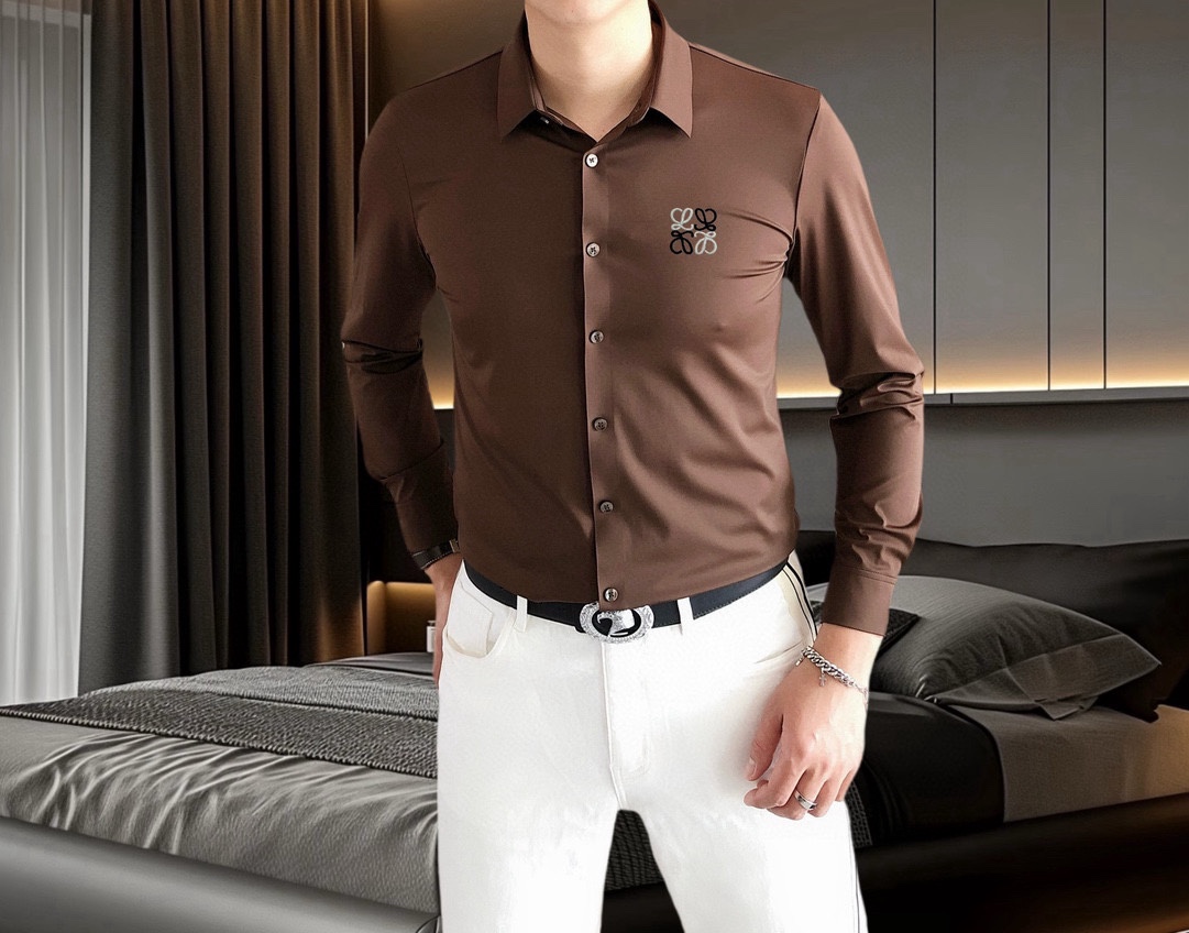 P550 L*EWE’s 2025 Long-Sleeve Shirt: High-Quality, Simplistic Fashion, Online Co-Sale - 图片 8