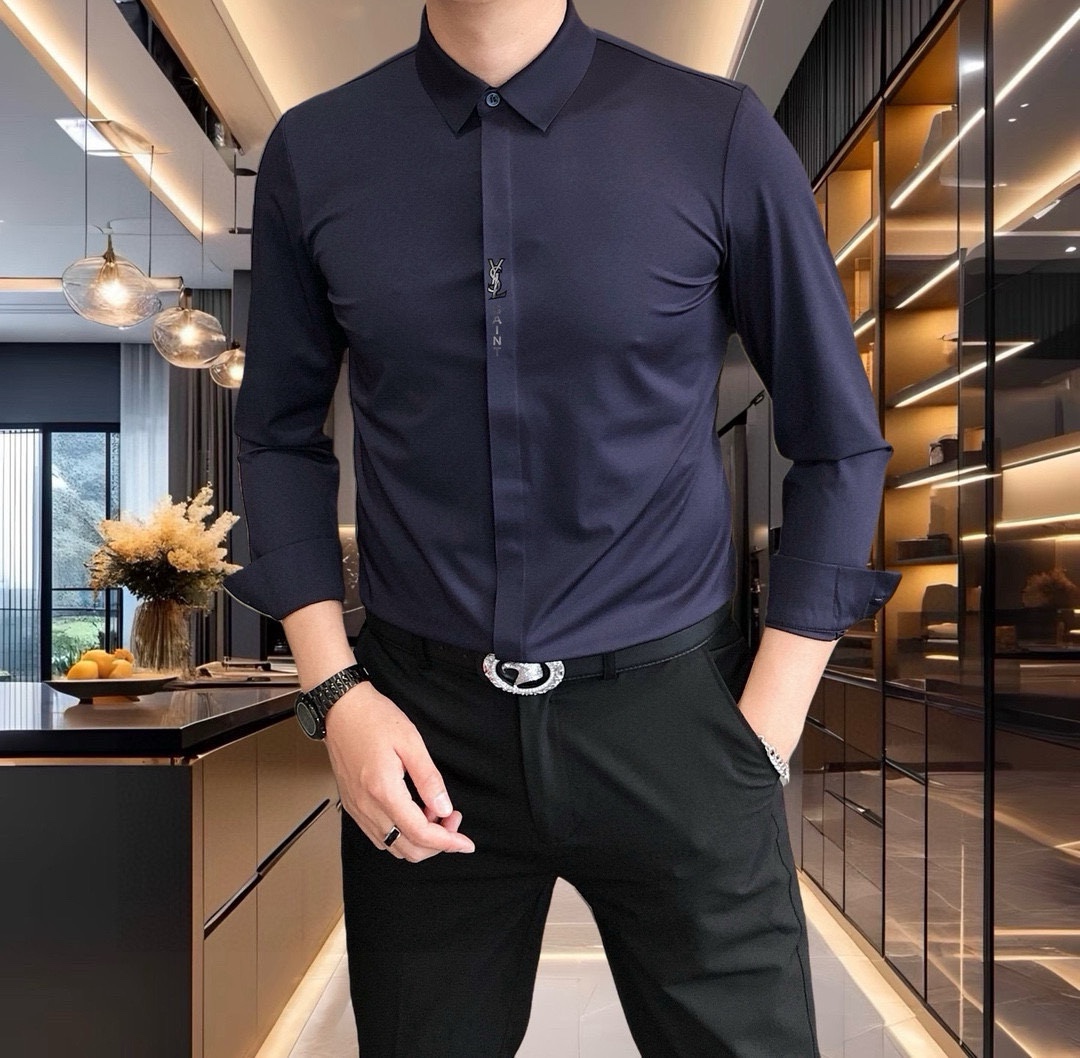 St. Roland’s P550 YSL Men’s Long-Sleeve Shirt: Stylish, Comfortable, High-Quality, Next-Day Delivery - 图片 2