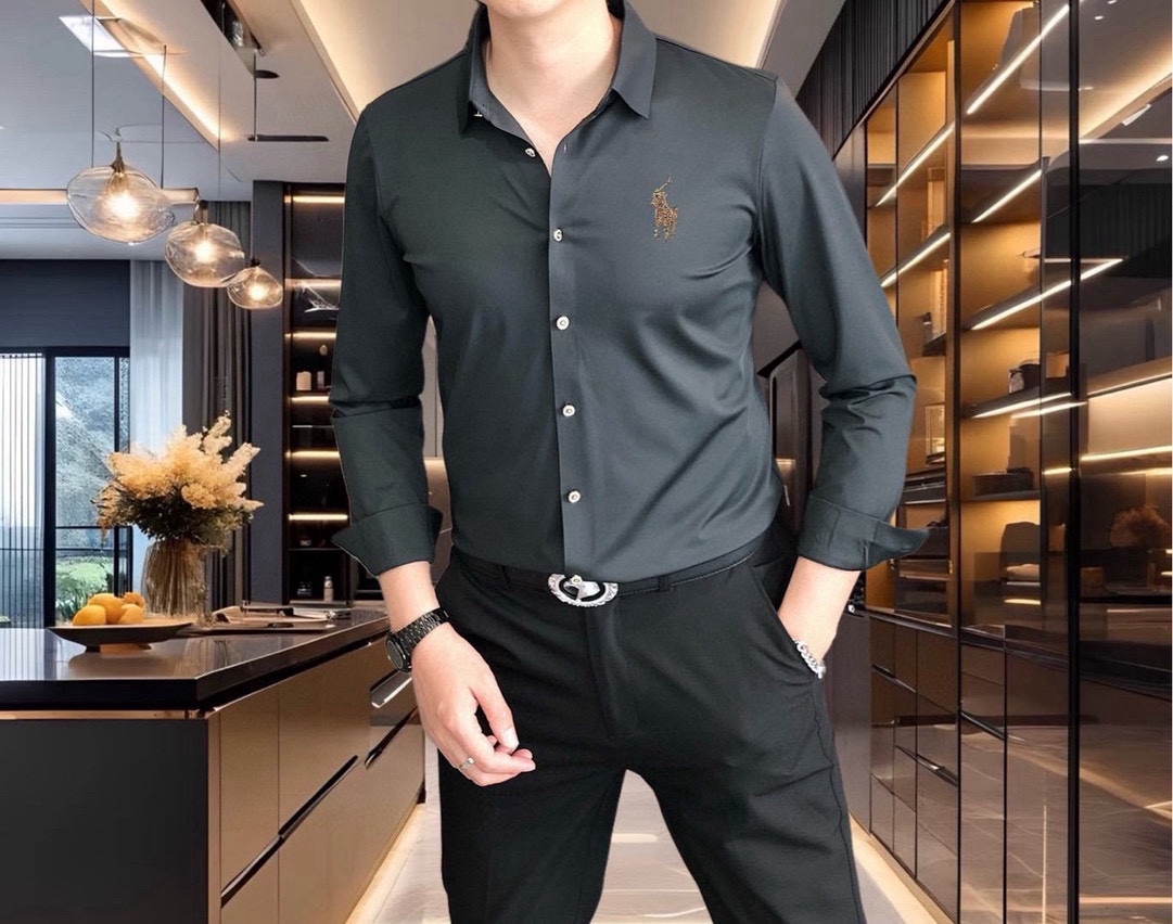 High-Quality Men’s Polo Shirts with Simplistic Fashion and Custom Logo Design - 图片 8