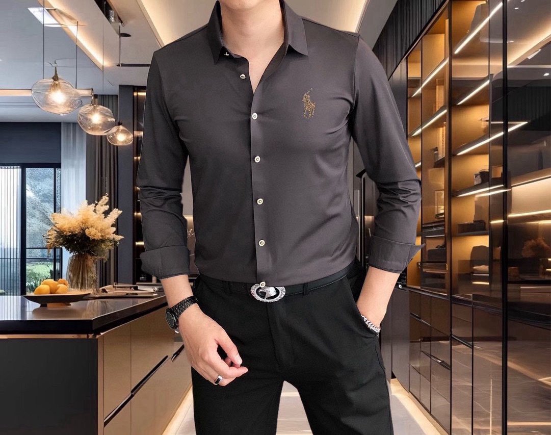 High-Quality Men’s Polo Shirts with Simplistic Fashion and Custom Logo Design - 图片 5