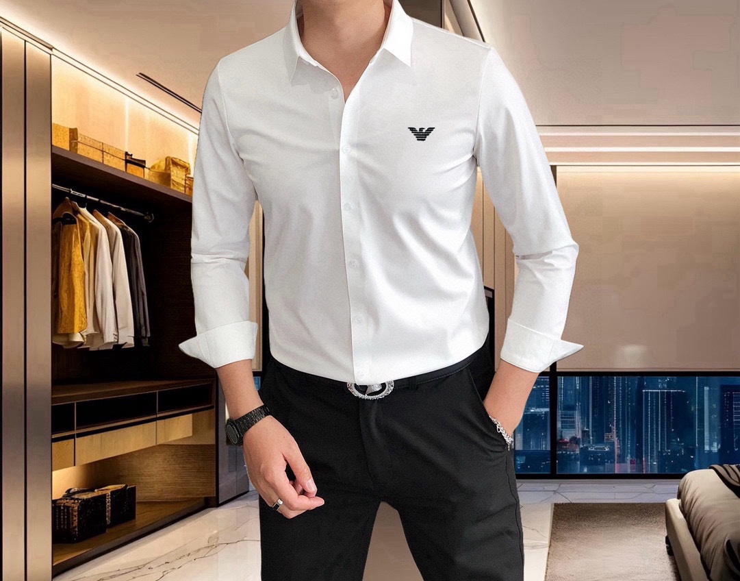 A*mani Amani 2025 Men’s Long-Sleeve Shirt: Simplistic Fashion, High Quality - 图片 2