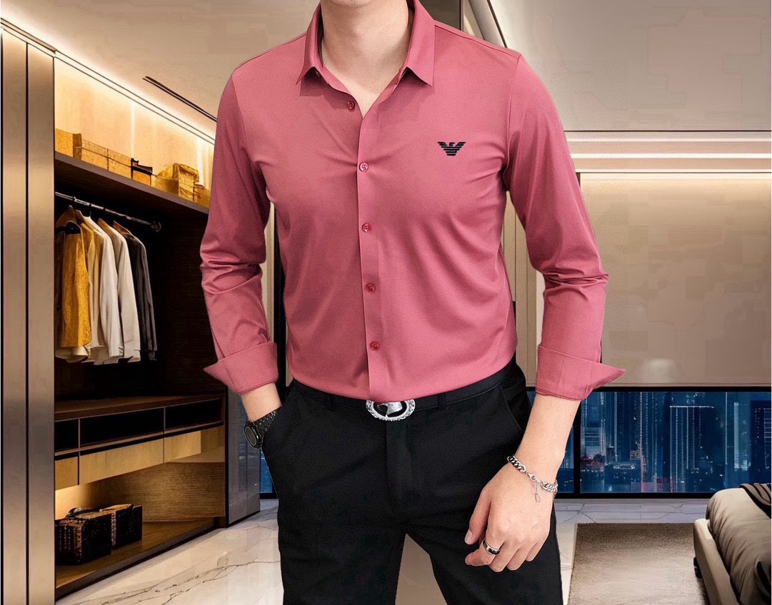 A*mani Amani 2025 Men’s Long-Sleeve Shirt: Simplistic Fashion, High Quality - 图片 9
