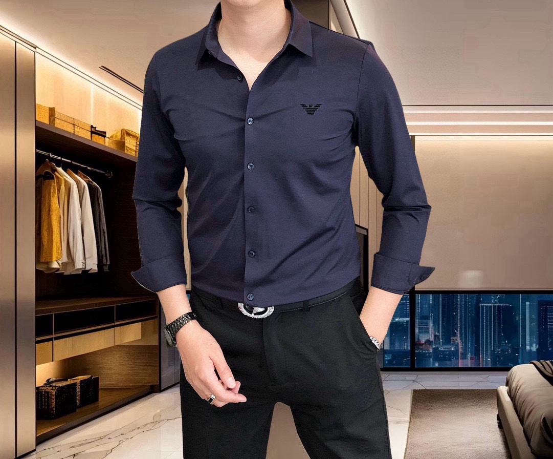 A*mani Amani 2025 Men’s Long-Sleeve Shirt: Simplistic Fashion, High Quality - 图片 5