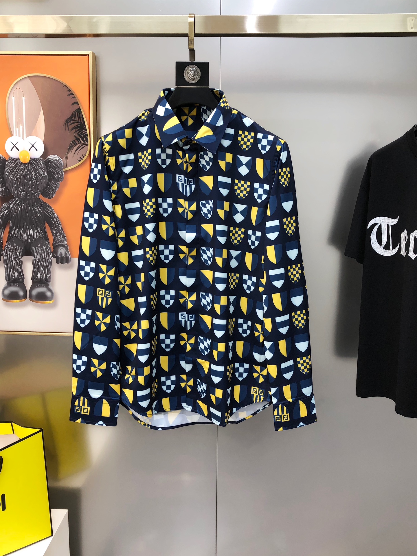 High-End Fashion: P600 F.D. Findy’s Spring Men’s Long-Sleeve Shirt with Custom Logo Design - 图片 2