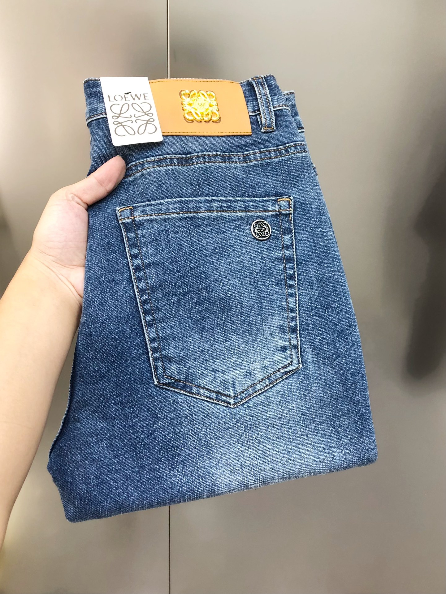 2025 Spring/Summer High-End Custom Short-Legged Jeans: Unique Design, Premium Quality, Comfortable Fit - 图片 1