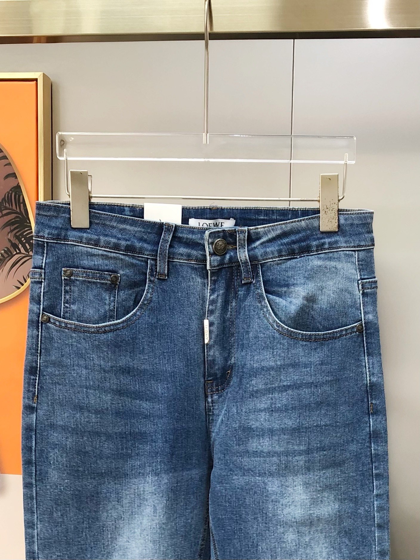 2025 Spring/Summer High-End Custom Short-Legged Jeans: Unique Design, Premium Quality, Comfortable Fit - 图片 4