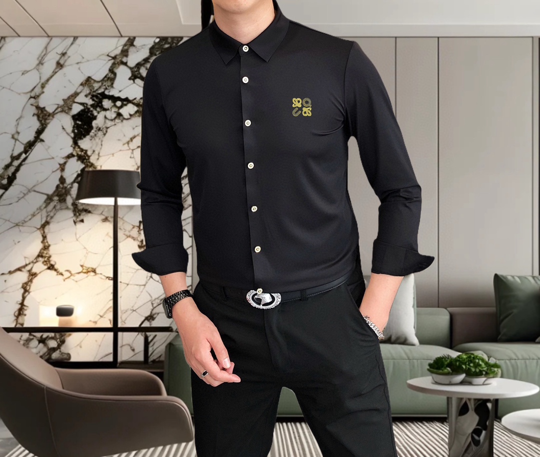 High-Quality Men’s Long-Sleeved Shirts with Custom Designs and Comfortable Fit - 图片 1