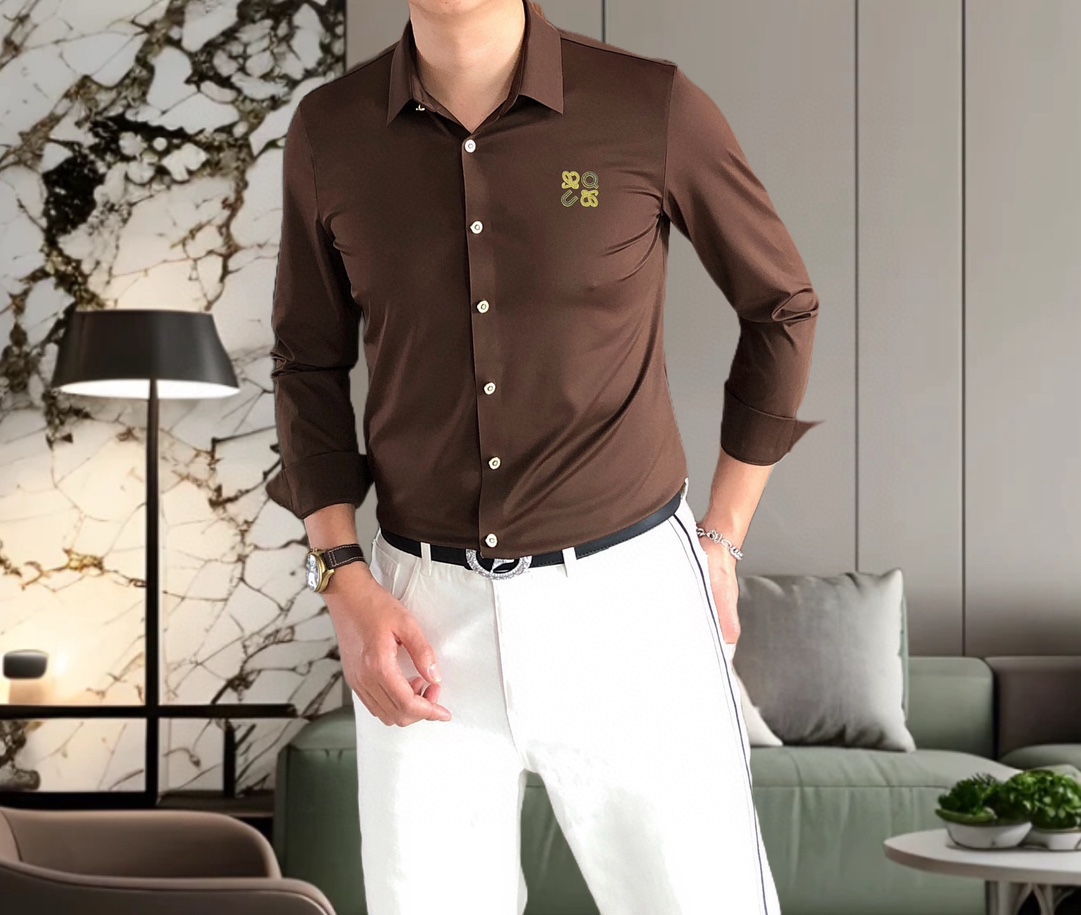 High-Quality Men’s Long-Sleeved Shirts with Custom Designs and Comfortable Fit - 图片 7