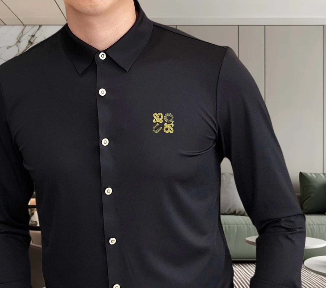 High-Quality Men’s Long-Sleeved Shirts with Custom Designs and Comfortable Fit - 图片 9