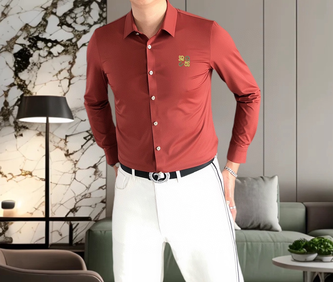 High-Quality Men’s Long-Sleeved Shirts with Custom Designs and Comfortable Fit - 图片 5