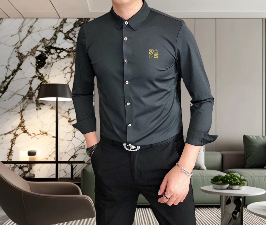 High-Quality Men’s Long-Sleeved Shirts with Custom Designs and Comfortable Fit - 图片 8