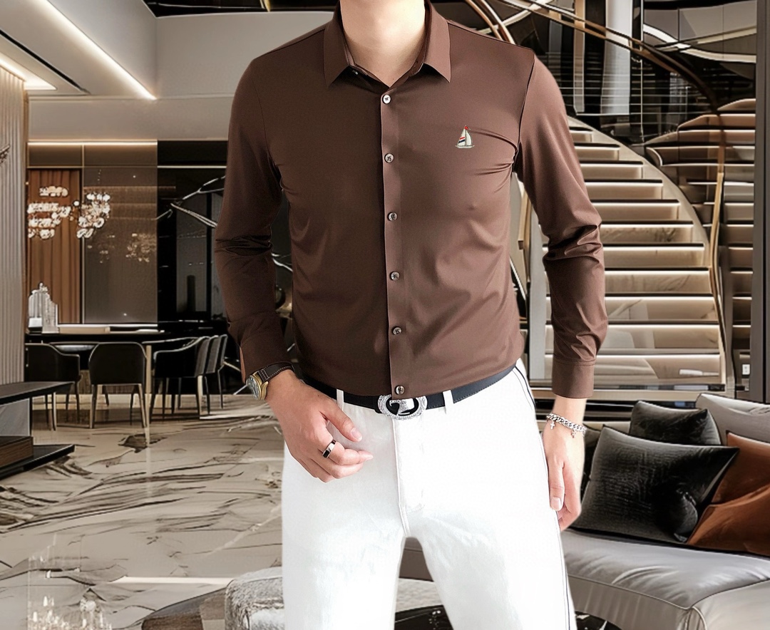 P550 TB Tom Brown’s 2025 Long-Sleeve Shirts: High-Quality, Simple Style, Next-Day Delivery - 图片 3