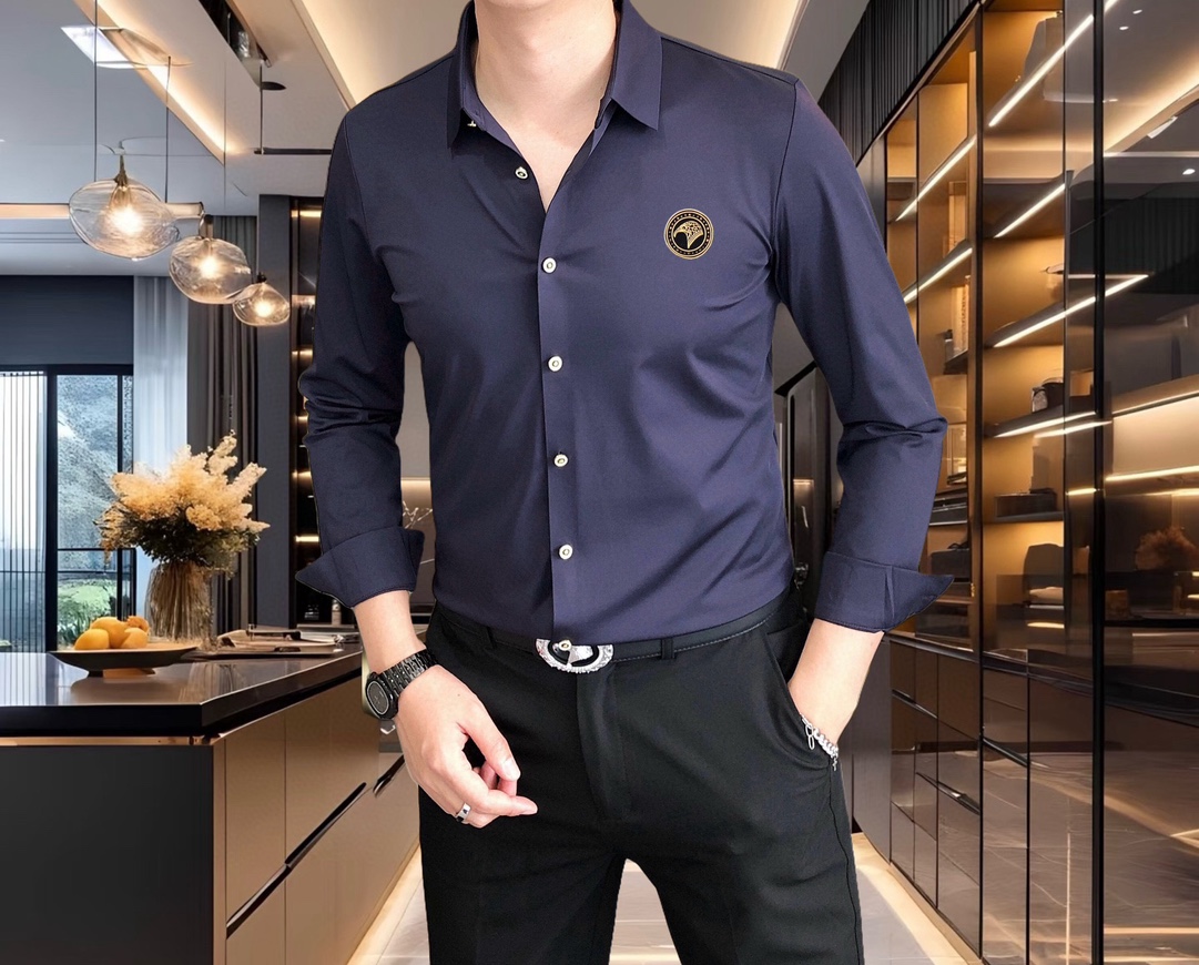 New Stephen 2025 Men’s Shirts: High-Quality, Stylish, Custom Fabrics, Next-Day Delivery - 图片 3