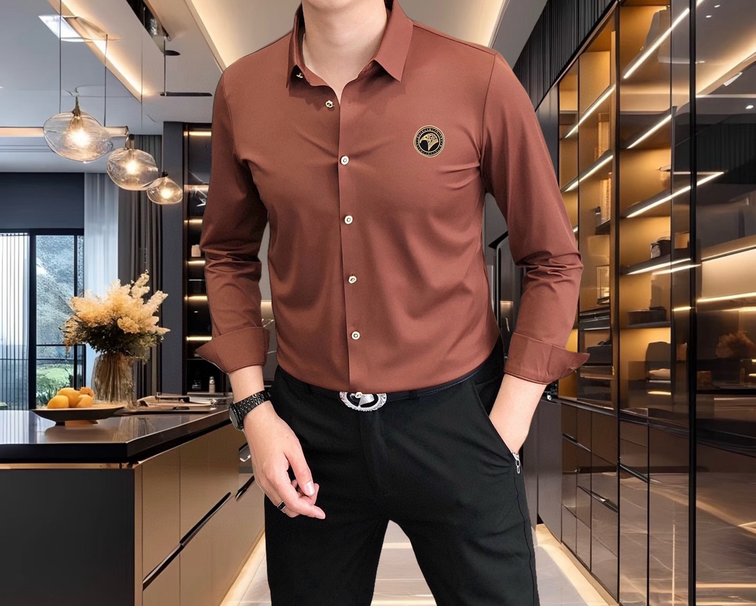 New Stephen 2025 Men’s Shirts: High-Quality, Stylish, Custom Fabrics, Next-Day Delivery - 图片 4
