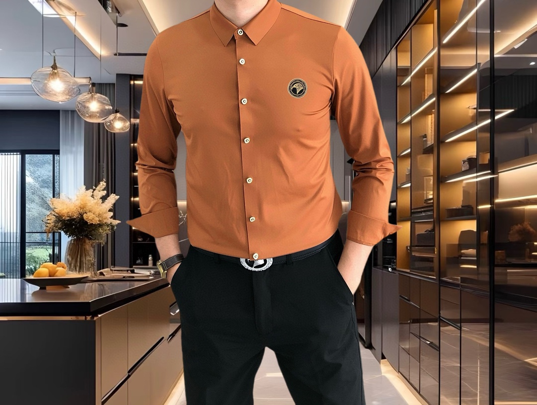 New Stephen 2025 Men’s Shirts: High-Quality, Stylish, Custom Fabrics, Next-Day Delivery - 图片 8