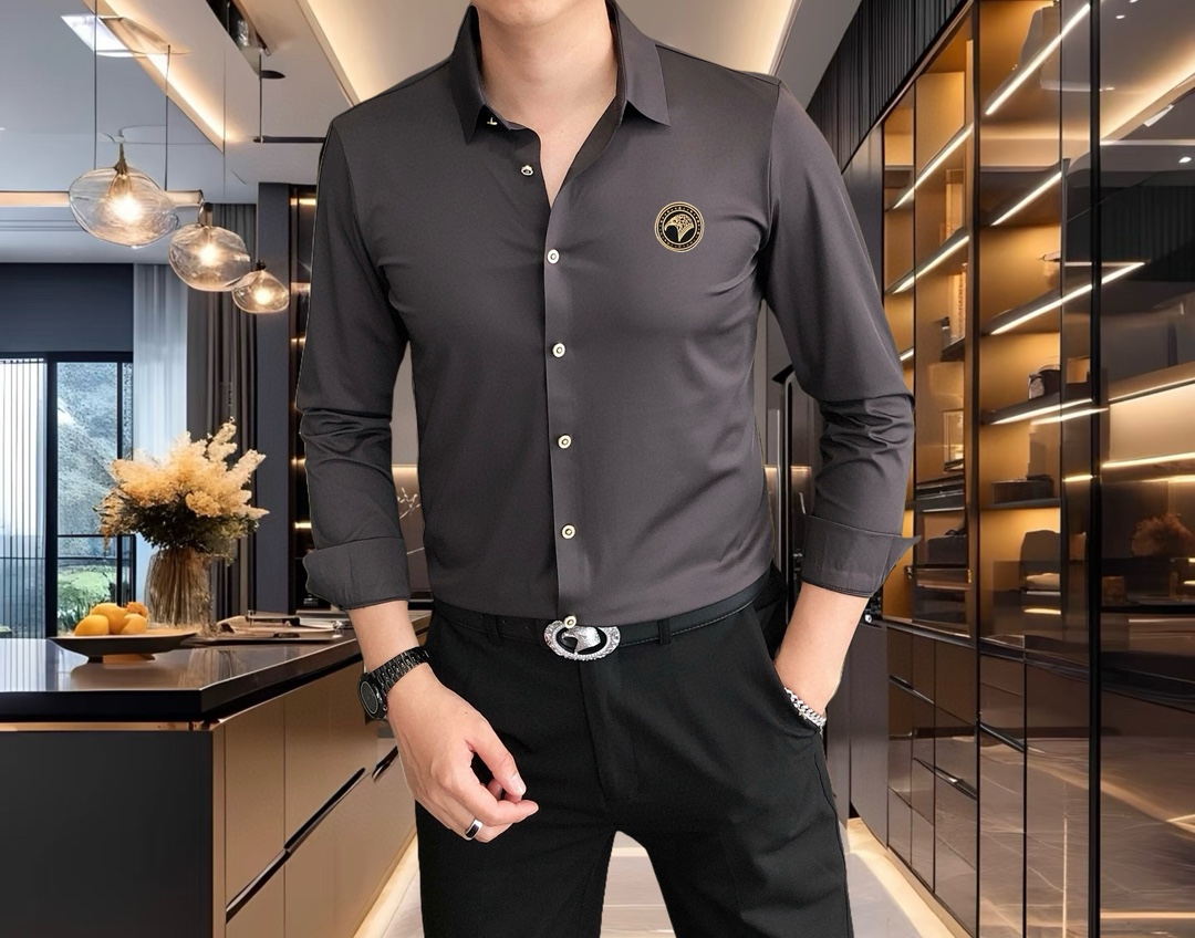 New Stephen 2025 Men’s Shirts: High-Quality, Stylish, Custom Fabrics, Next-Day Delivery - 图片 5