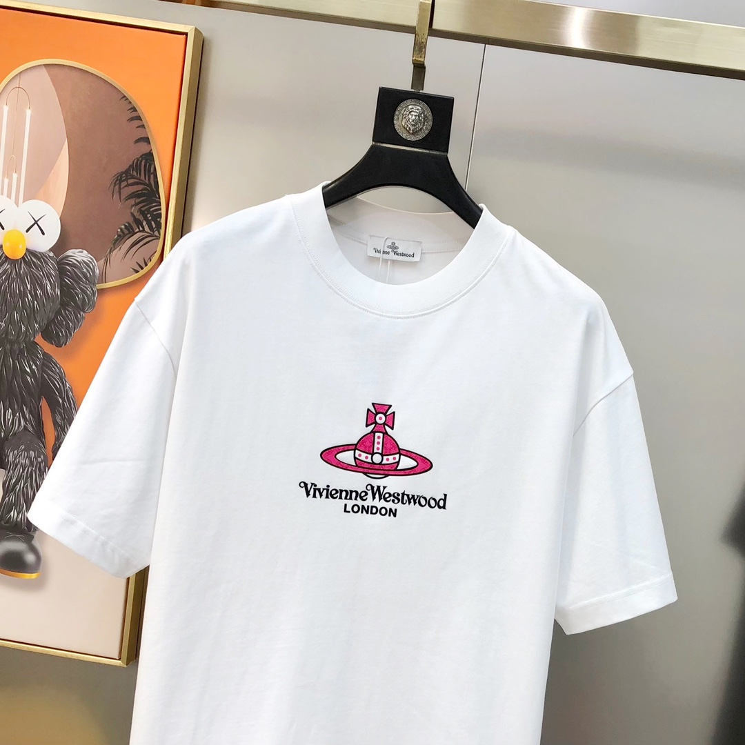 Vivienne Westwood Spring 2025 T-shirt: High-End Design, Premium Quality Cotton, Stylish Logo. - 图片 6