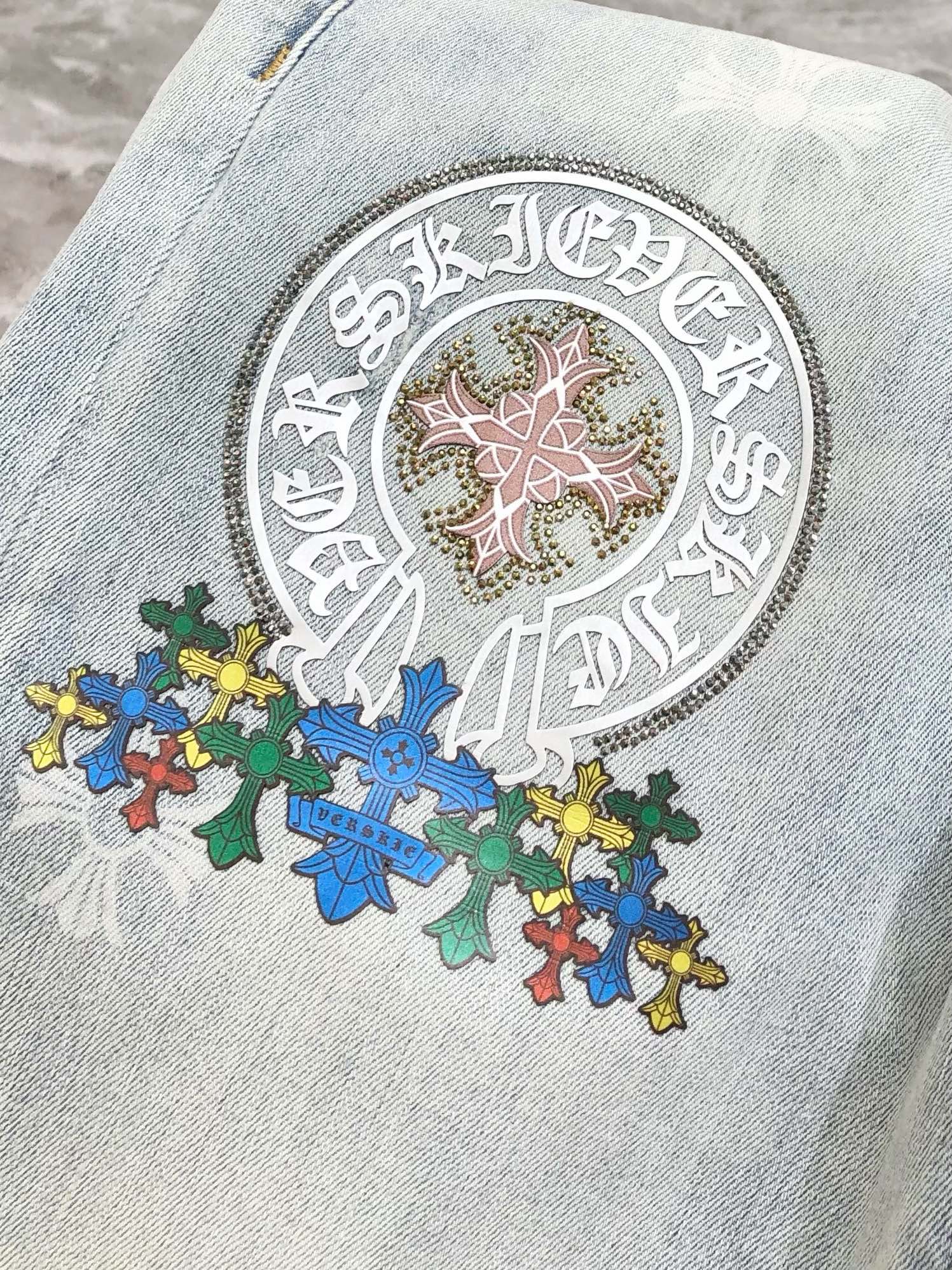 P625 Crocine’s 2025 Short-Legged Jeans: High-End Custom Fashion with Unique Design - 图片 7