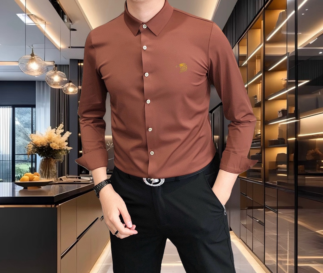 2025 Man’s Long-Sleeved Shirts: High-Quality Fashion with Unique Design and Fast Delivery - 图片 5