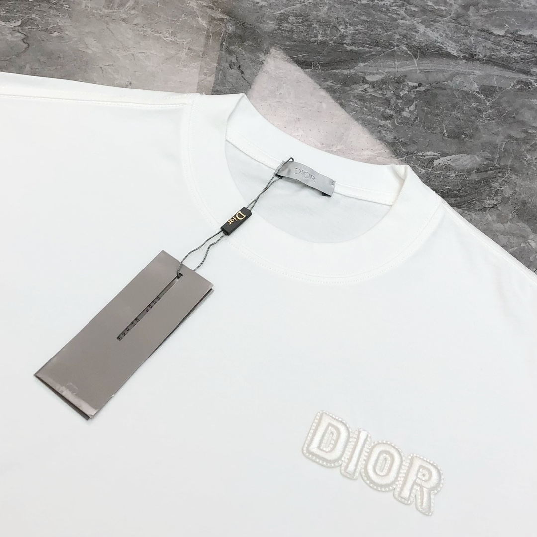  D*or 迪奥2025春夏新款原单男士圆领短袖T恤 专柜同步售卖 🔥🔥爆款✨✨高端品质 高版本 OS版