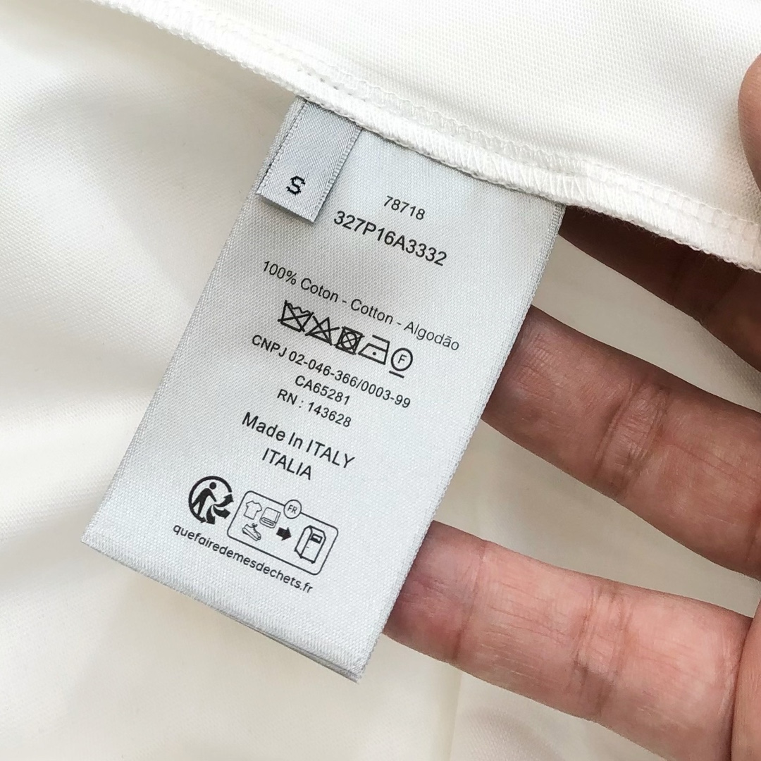  D*or 迪奥2025春夏新款原单男士圆领短袖T恤 专柜同步售卖 🔥🔥爆款✨✨高端品质 高版本 OS版