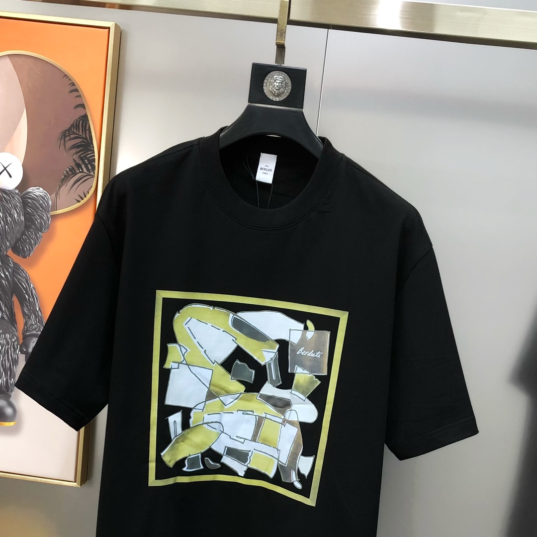 B*RLUTI 布鲁提2025春夏新款原单男士圆领短袖T恤 专柜同步售卖 🔥🔥爆款✨✨高端品质 高版本 