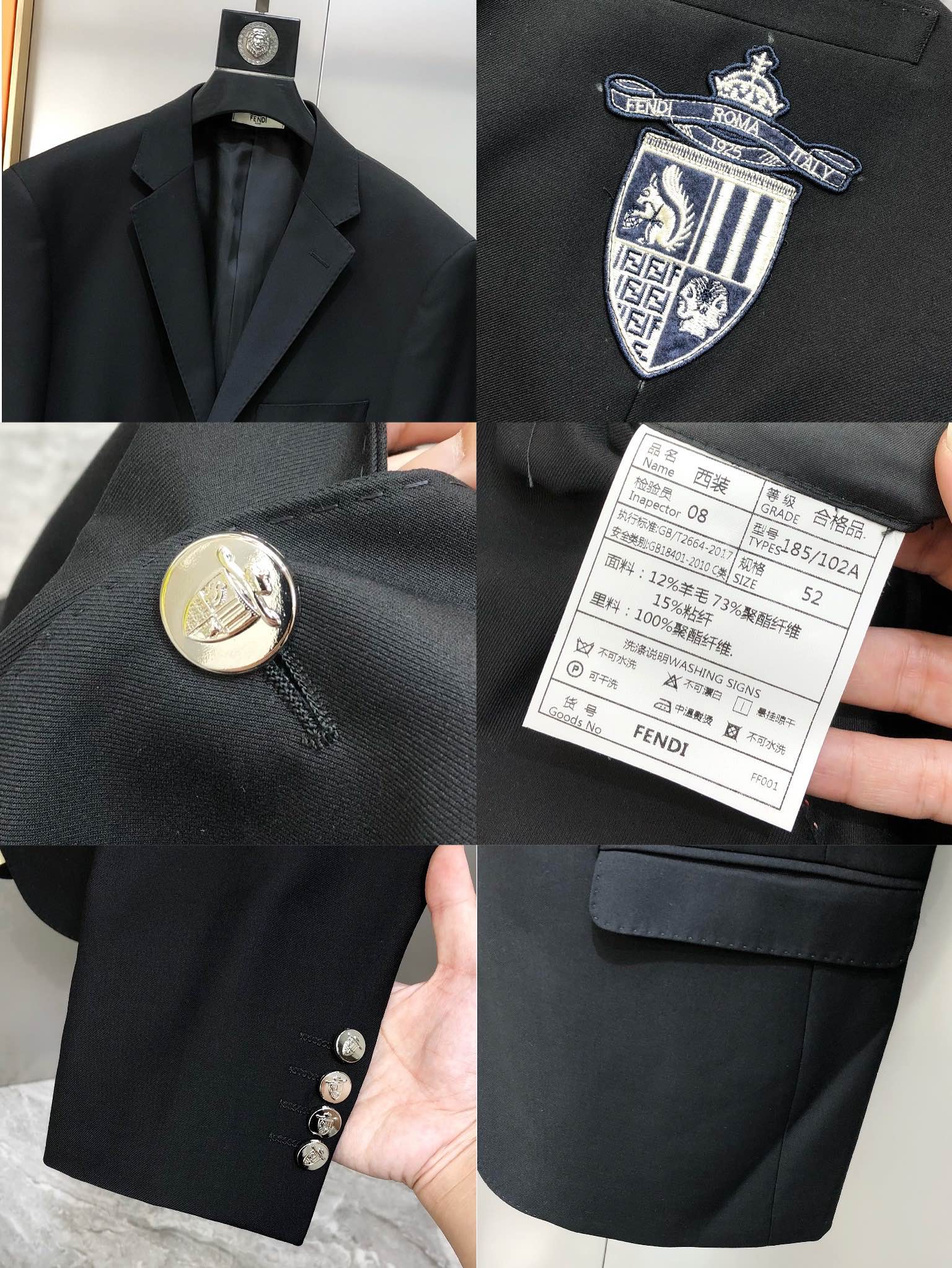 “High-End Custom Men’s Leisure Suit with Innovative Design and Embroidery Logo | Online Sale | 100% Polyester Fibres” - 图片 8