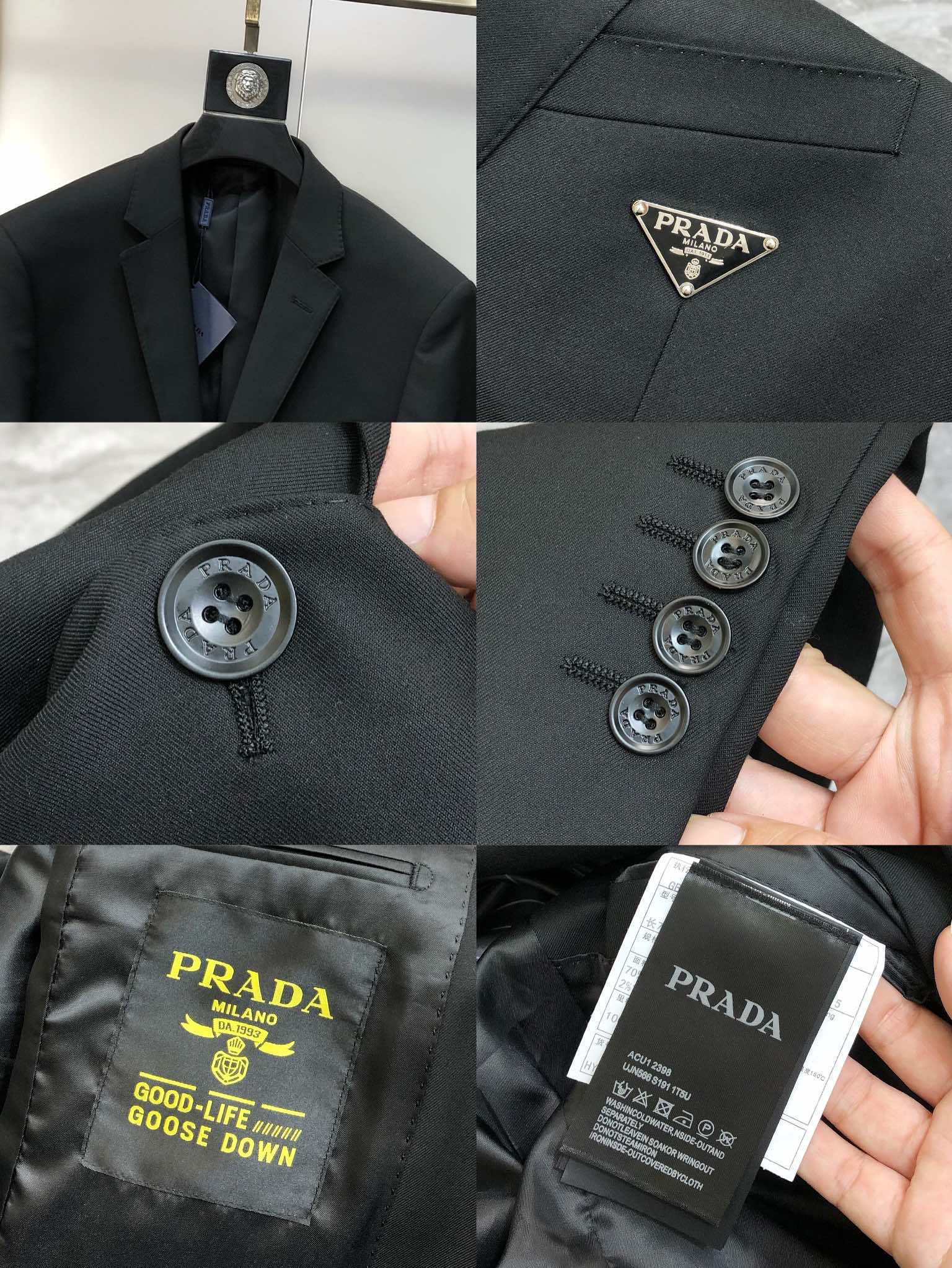 Title: PADA Pradu Men’s T-shirt Suit Summary Summary: Original high-end polyester T-shirt suit with innovative design, smooth lines, and stylish match. Sizes S-4XL. - 图片 7