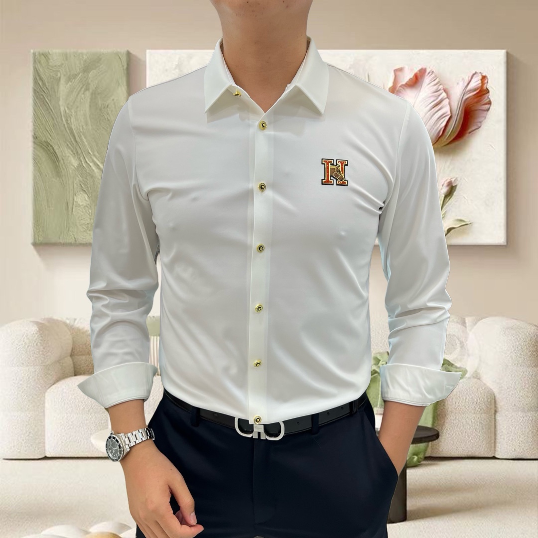 “High-Quality Eimas 2025 Long-Sleeved Shirts with Seamless Cutting and Custom Designs for Online Sale” - 图片 2