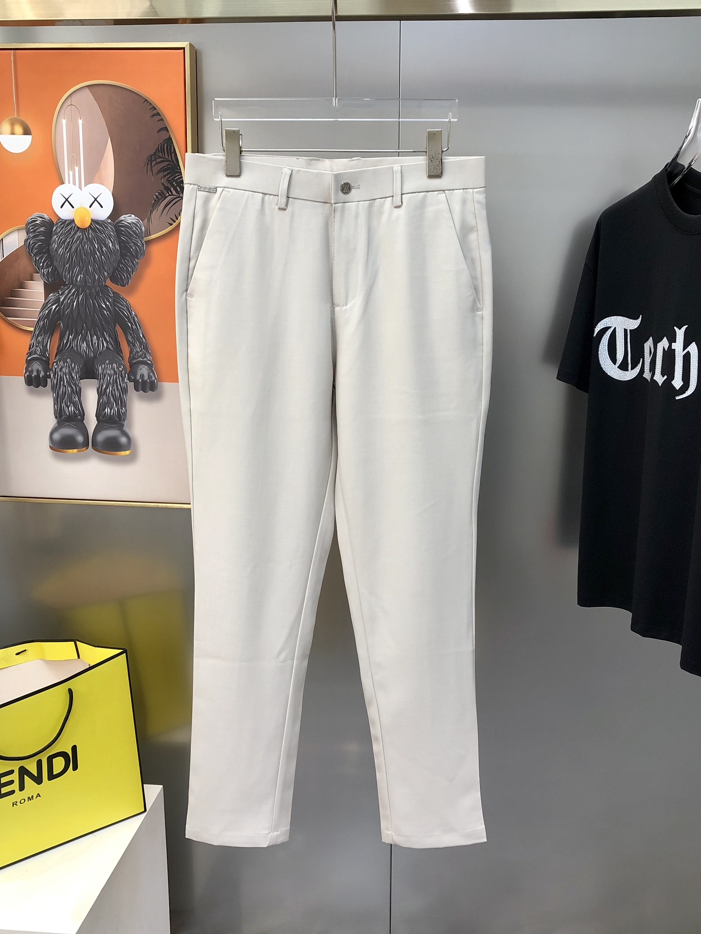 “LV Men’s Raw Cotton High-End Boxers: Customizable, Fine Quality, Business Leisure, Multiple Colors, Size 29-38” - 图片 3